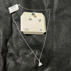 Necklace and earrings set